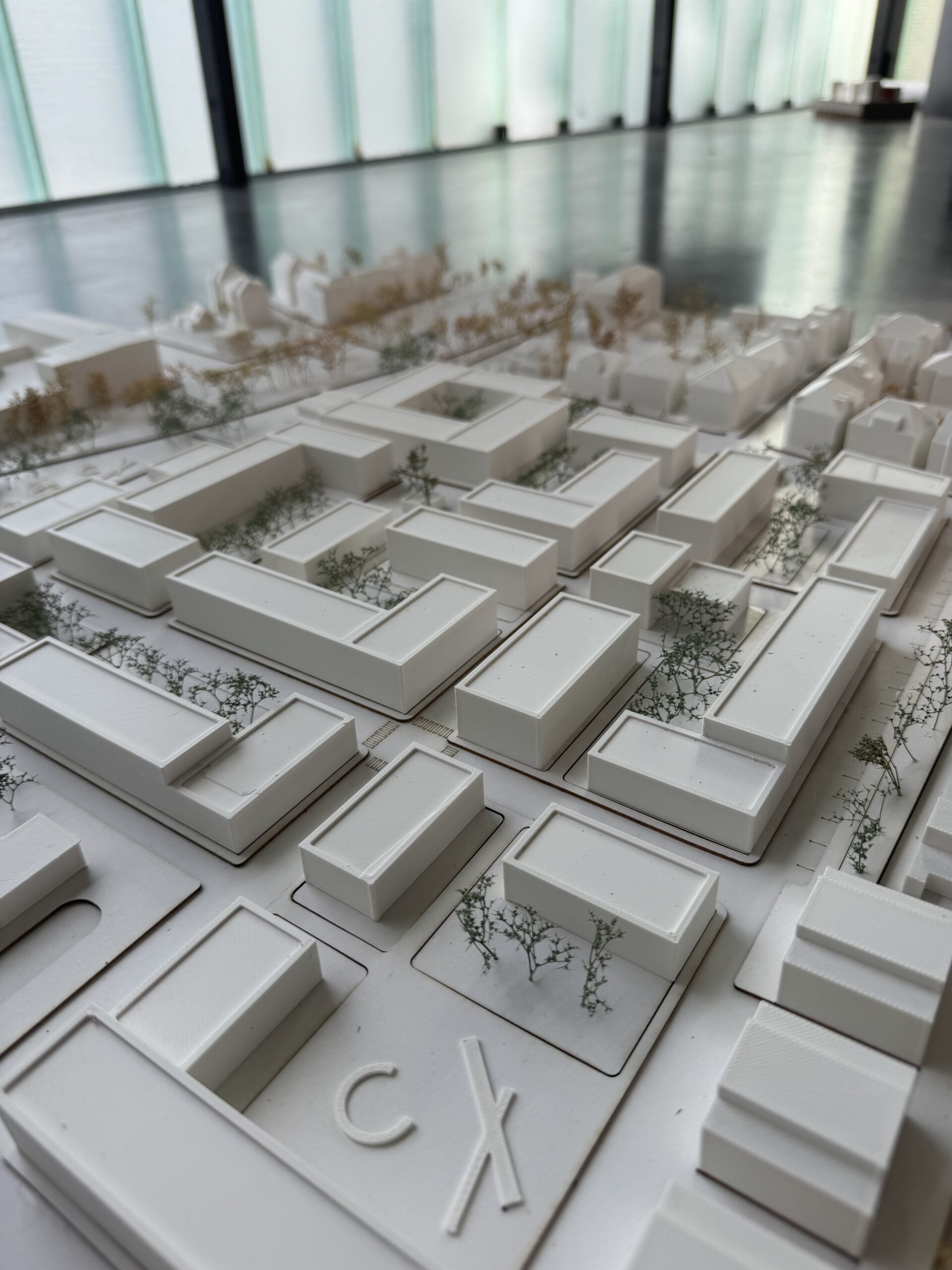 Großformatiges 3D-gedrucktes Stadtmodell von Braunschweig im Gesamtblick – Architekturmodell-Druck von HaTech-3D